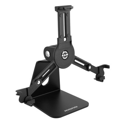 Mono Device Stand with K&M Tablet Holder, Black