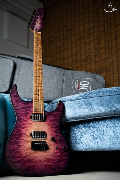 Mayones Aquila Elite S6 Trans Natural Purple Burst Out Satine