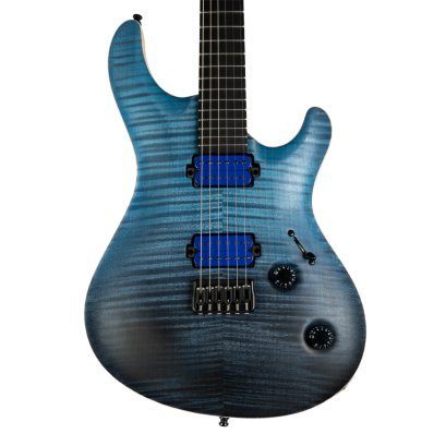 Mayones Regius Core Classic 6 Custom Tranns Black Blue Radient Matt Finish