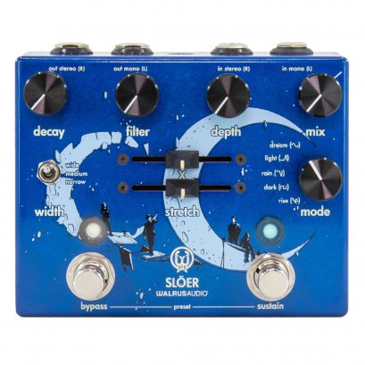 Walrus Audio Slöer Stereo Ambient Reverb Blue
