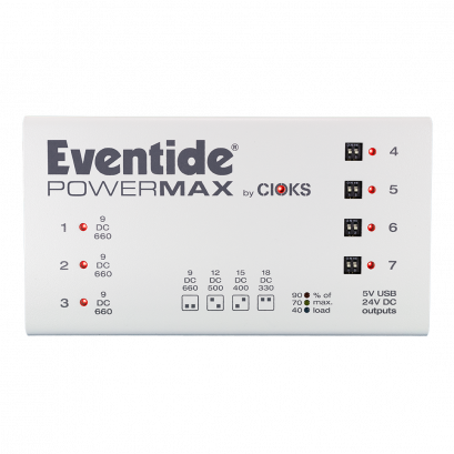 Eventide PowerMAX V2 7-Pedal Universal Power Supply by CIOKS