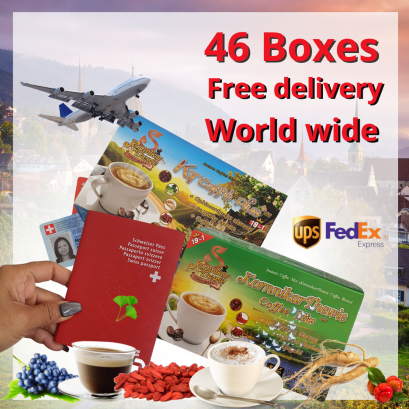 KornnikarThewie coffee 46 Boxes Free delivery world wide