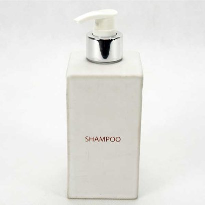 Dispenser 8x8 H. 12 cm.; White-Shampoo
