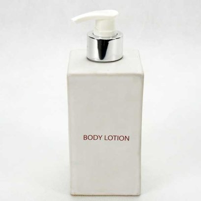 Dispenser 8x8 H. 12 cm.; White-Body Lotion