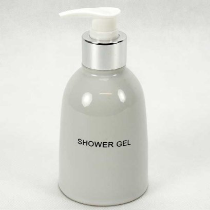 Dispenser dia 6.5 H. 10 cm.; White-Shower Gel