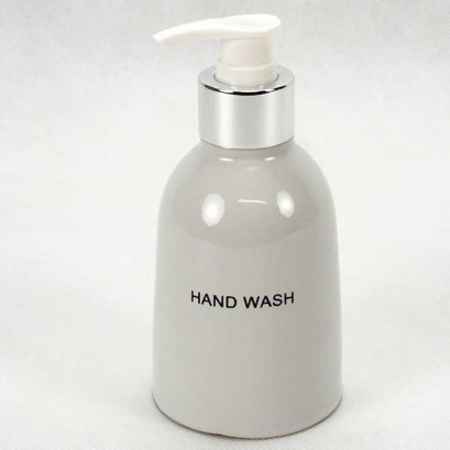 Dispenser dia 6.5 H. 10 cm.; White-Hand Wash