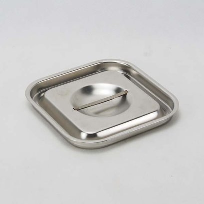 Bain-marie lid ,heavy,s/s, 15.5×15.5 cm.