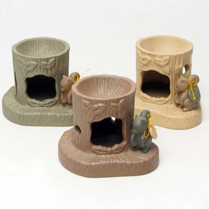 เตาจุดน้ำมันหอมระเหยอโรมา ทรงตอไม้