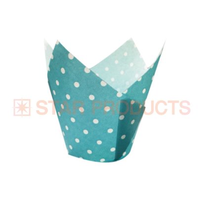 Tulip Baking Cup 5x9 cm. Blue 25 pcs