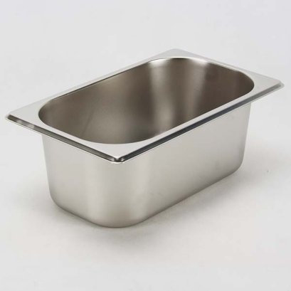 กระบะสแตนเลส 1/4 265x162x100 มม.  2.5 ลิตร