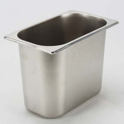 กระบะสแตนเลส 1/4 265x162x200 มม.  5.2 ลิตร