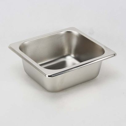 กระบะสแตนเลส 1/6 176x162x65 มม.  1 ลิตร