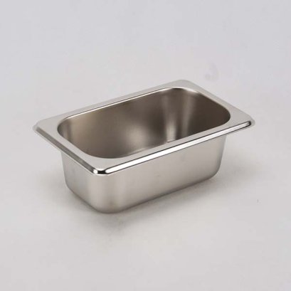 กระบะสแตนเลส 1/9 176x108x65 มม.  0.6 ลิตร