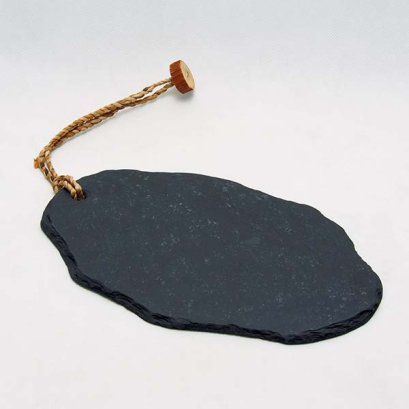 หินกาบ กระดาน รูปวงรี ขนาด 6&quot;x 9&quot;