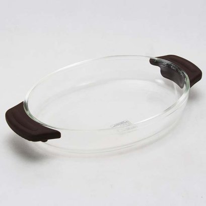 ถาดอบแก้ว 302x178x47 มม. / 1.12 ลิตร สีน้ำตาล