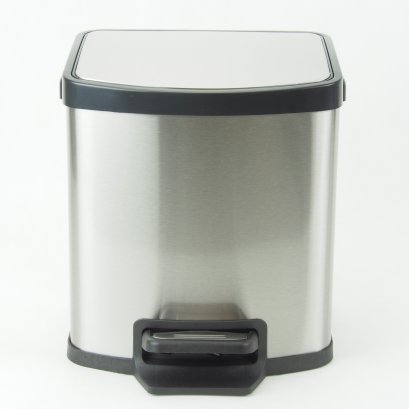 ถังขยะสแตนเลส แบบเท้าเหยียบ มีฝาปิด 5 ลิตร