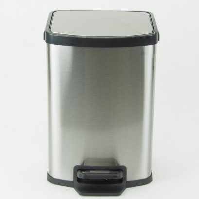 ถังขยะสแตนเลส แบบเท้าเหยียบ มีฝาปิด 7 ลิตร