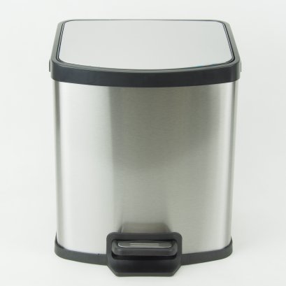 ถังขยะสแตนเลส แบบเท้าเหยียบ มีฝาปิด 9 ลิตร