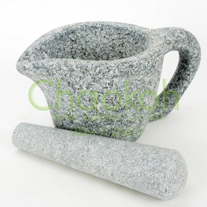 Stone mortar and pestle