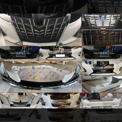กันชนหน้าอัลพาร์ด30 กระจังหน้าอัลพาร์ด30 ALPHARD 2015 to 2020 car accessories กันชนALPHARDมือ2 กันชนมือสอง กันชนอัลพาร์ดมือ2