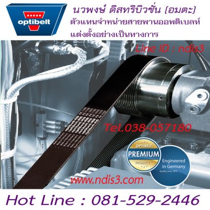 สายพาน Optibelt ร่อง PM 7PM 9169