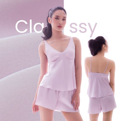 Cherilon Classy Collection ชุดนอนเชอรีล่อน ชุดนอนผ้าซาติน เชอรีล่อน ชุดนอนผู้หญิง ชุดนอนเข้าชุด ชุดนอนเดรสสั้น ชุดนอนเดรสยาว ชุดนอนกางเกงขาสั้น ชุดนอนกางเกงขายาว