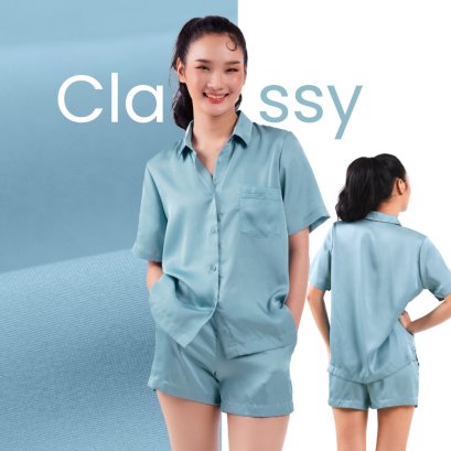 Cherilon Classy Collection ชุดนอนเชอรีล่อน ชุดนอนผ้าซาติน เชอรีล่อน ชุดนอนผู้หญิง ชุดนอนเข้าชุด ชุดนอนเดรสสั้น ชุดนอนเดรสยาว ชุดนอนกางเกงขาสั้น ชุดนอนกางเกงขายาว