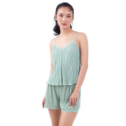 ชุดนอน Cherilon pleat please! ชุดนอน เดรสสั้นสายเดี่ยว ชุดนอนสายเดี่ยว ชุดนอนสตรี ชุดนอนผู้หญิง ชุดนอนราคาถูก ชุดนอนไม่ได้นอน ชุดนอนเชอรีล่อน ชุดนอนสายเดี่ยวตัวสั้น ชุดนอนเข้าชุด