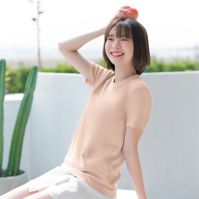 เสื้อยืดคอกลมหลากสี เสื้อยืดคอตตอน เสื้อยืด Cotton เสื้อยืดผ้าฝ้าย เสื้อยืดเนื้อผ้าฝ้าย เสื้อยืดสีพาสเทล