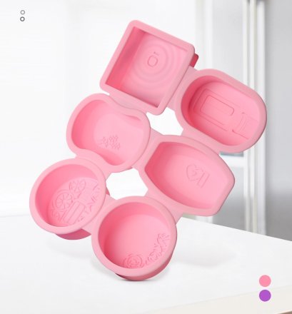 แม่พิมพ์มีลวดลาย 6 ช่อง / Aroma