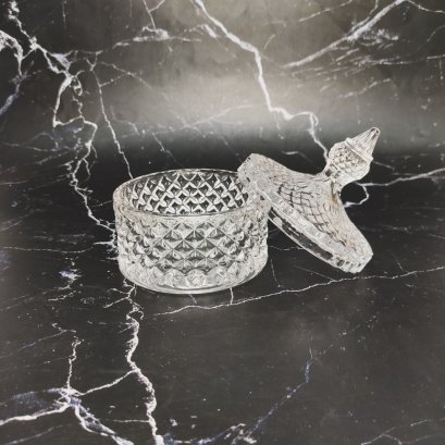 แก้วเทียนขนาดใหญ่​ ทรงลายไทย แก้วเทียน โหลเทียน 220 ml