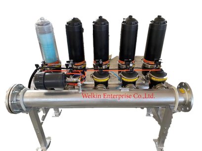 เครื่องกรองน้ำ แบบ Disc Filter (ดิสก์ฟิลเตอร์) ใช้ลด Suspended Solid ในน้ำที่มีความขุ่นมากๆ ได้