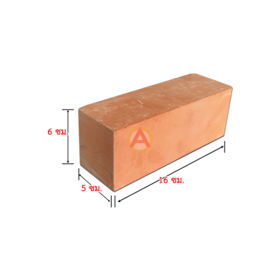 301 อิฐโชว์ เรียบ ขนาด 5X6X16 ซม.