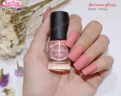 ยาทาเล็บเนื้อด้านsomini สีชมพูกุหลาบ MK4