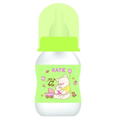 ขวดนมคอแคบ ขนาด 4ออนซ์ จุก S ไม่ดูดไม่ไหล (สีเขียว)