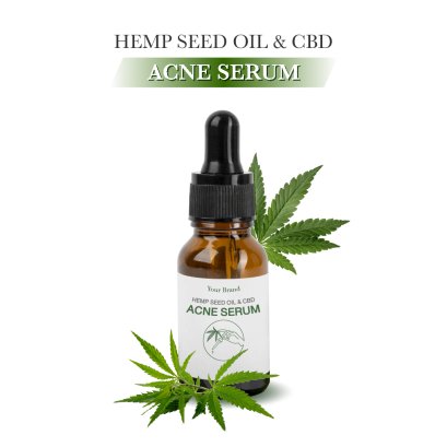 HEMP SEED OIL & CBD ACNE SERUM