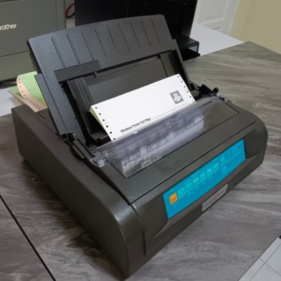 OKI Microline790 Plus Dot Matrix Printerโอกิ มือสองสภาพดีพร้อมใช้งาน ลอกลายสัก
