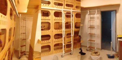 บันไดรางเลื่อนเหล็กขั้นเป็นไม้มีราวจับหมู่บ้านซีตี้ บางนา สนใจติดต่อ 089-1468234 สนใจติดต่อ 083-0687677 สนใจ line id : hereweare