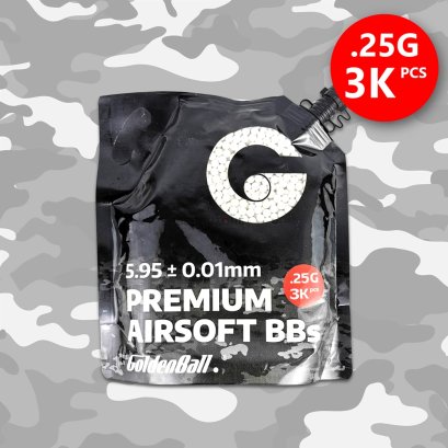 ลูกกระสุน Goldenball ถุงดำ 0.25g  แท้