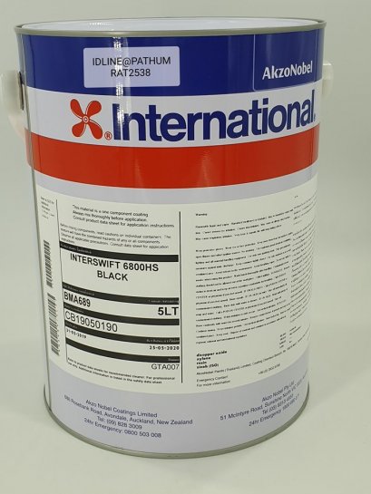 สีกันเพรียงอินเตอร์เนชั่นแนล International Paint Interswift 6800HS แกลลอน 5 ลิตร