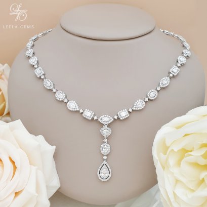 Mixed Fancy Shaped Diamond Necklace