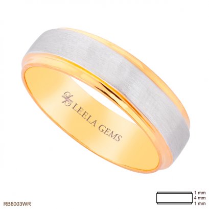 Two-toned Gold Band