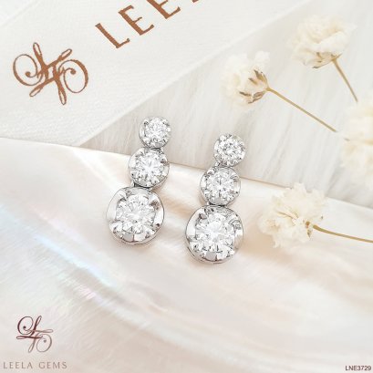 Drop Diamond Earrings