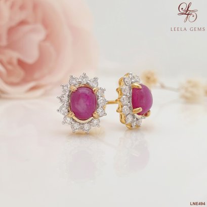 Ruby  Earring