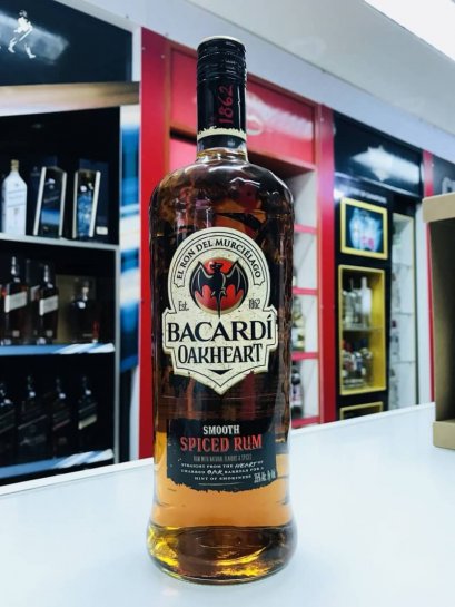 Bacardi Oakheart Spiced Rum Spirit Drink 1L