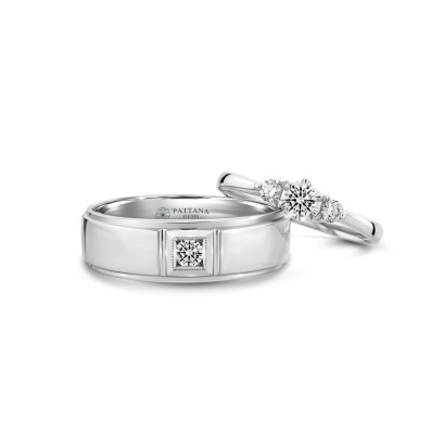 แหวนเพชรคู่ A6948 &amp; A8029