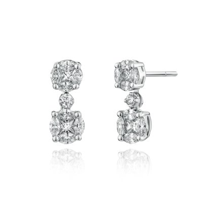 ต่างหูเพชร AE4065