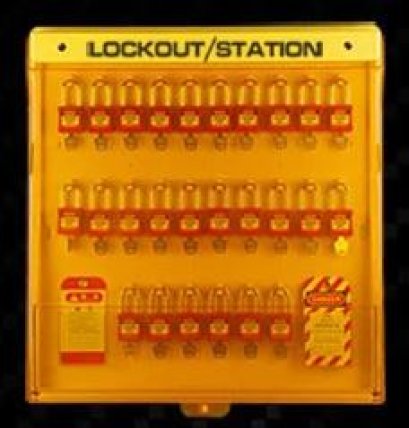 Lockout Station สถานีเก็บกุญแจนิรภัย ขนาด 20 Padlock ยี่ห้อ T-Safe 