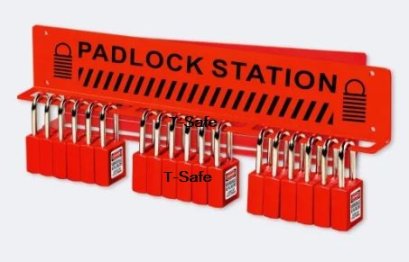 TS-PS-03 Padlock Station 15 padlocks ยี่ห้อ T-Safe รุ่น PS-03