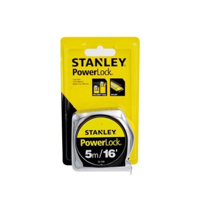 33-158 ตลับเมตร POWERLOCK 5ม. STANLEY (สีเงิน)